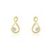 Boucles D'oreilles Puces Eszter Or Jaune Diamant - Clous d'oreilles Femme | Histoire d&rsquo;Or