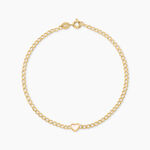 Bracelet Sweetheart Argent Dor&eacute; A L'Or 750/1000 Nacre - F&ecirc;te des m&egrave;res Femme | Histoire d&rsquo;Or