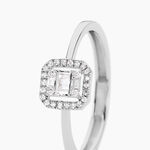 Bague 1986 Or Blanc Diamants - Bagues avec pierre Femme | Histoire d&rsquo;Or