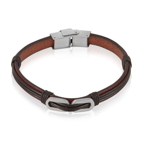 Bracelet Acier Blanc Tristan - Bracelets Homme | Histoire d’Or