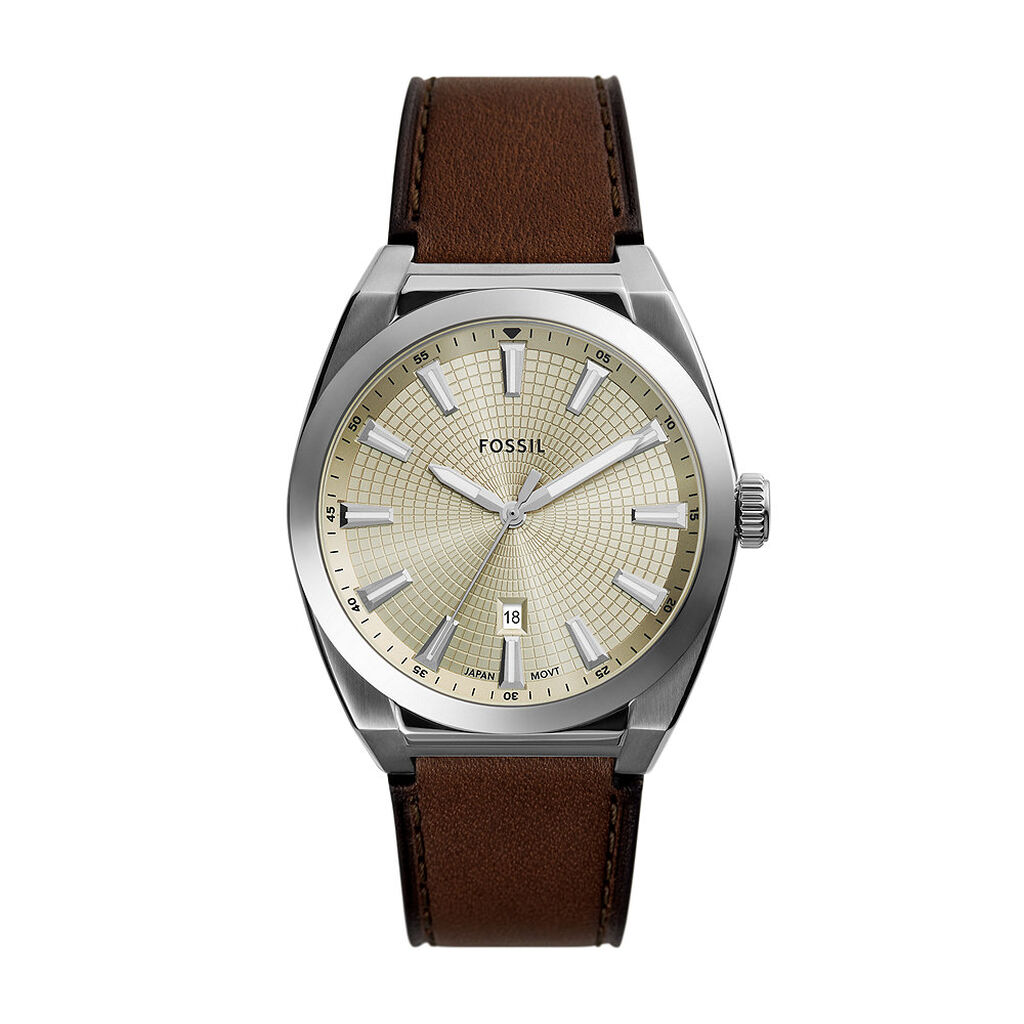 Montre Fossil Everett Cr&egrave;me - Montres Homme | Histoire d&rsquo;Or