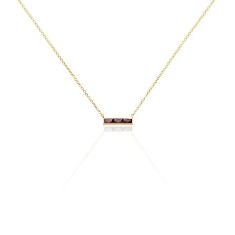 Collier Plaqué Or Linnert Spinelles - Colliers Femme | Histoire d’Or