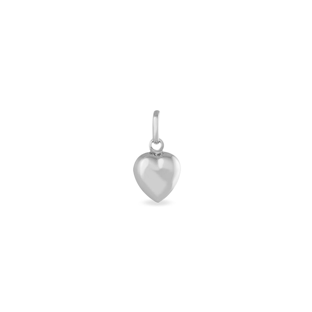 Pendentif Eudocie Coeur Lisse Or Blanc - Pendentifs Famille | Histoire d&rsquo;Or