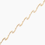 Bracelet Ayda Plaqu&eacute; Or Jaune Oxyde De Zirconium - Bracelets Femme | Histoire d&rsquo;Or