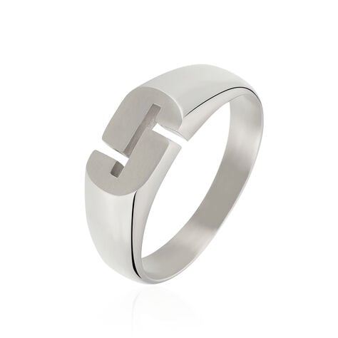 Bague Jourdan Jok Acier Blanc - Bagues fantaisie Homme | Histoire d&rsquo;Or