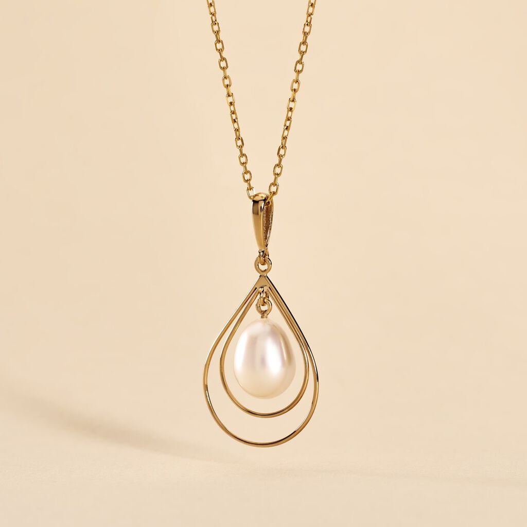 Pendentif Martyna Or Jaune Perle De Culture - Pendentifs Femme | Histoire d&rsquo;Or