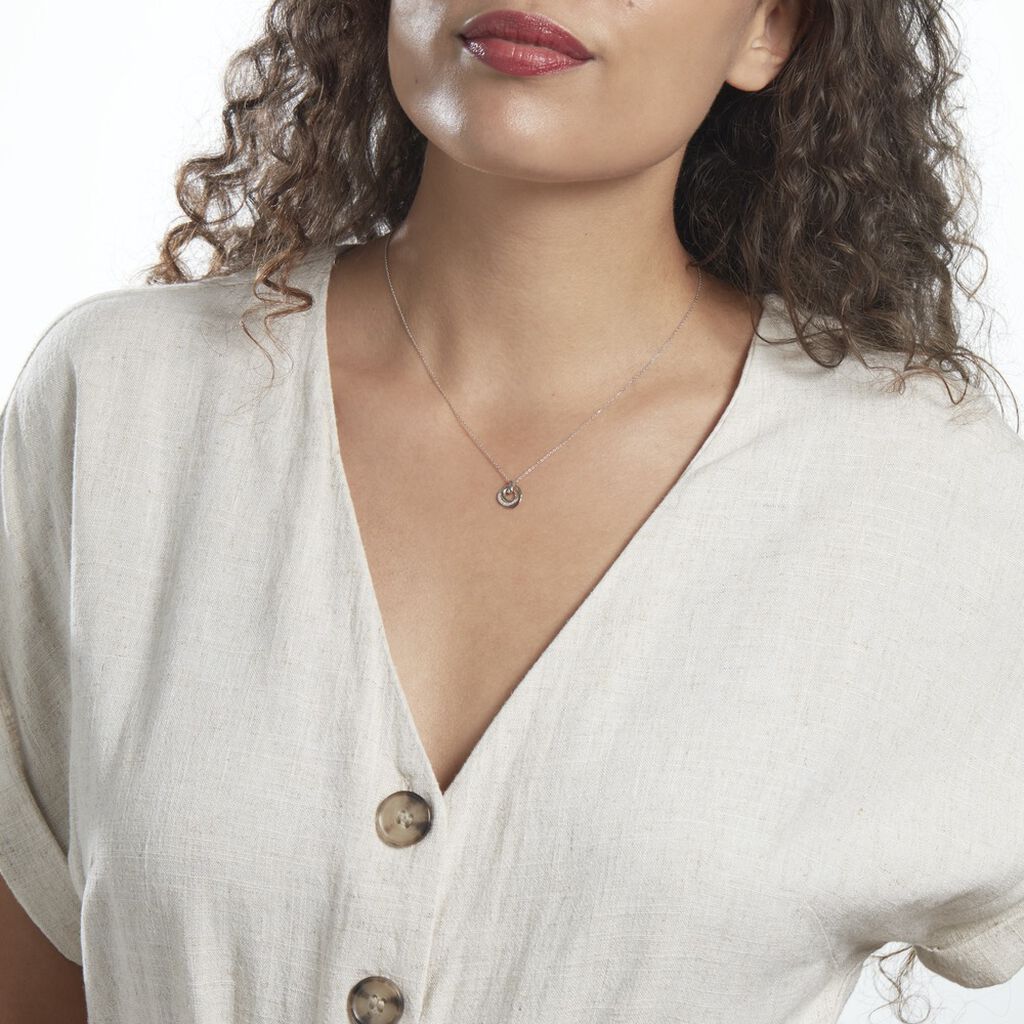 Collier Or Tricolore Vanadissa Diamants - Colliers Femme | Histoire d’Or