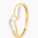 Bague Aksinya Or Jaune Diamant - Bagues solitaires Femme | Histoire d’Or