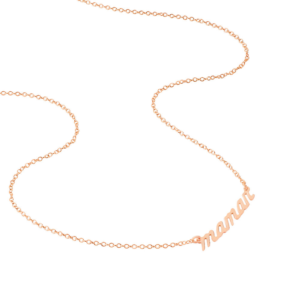 Collier Mendi Argent Rose - Colliers fantaisie Femme | Histoire d’Or