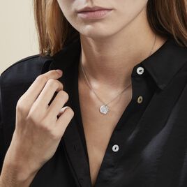 Collier Argent Blanc Sofee Nacre - Colliers Arbre de vie Femme | Histoire d’Or