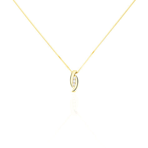 Collier Trilogie Or Jaune Diamant - Colliers Femme | Histoire d’Or