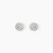Boucles D'oreilles Puces Teani Or Blanc Diamant - Clous d'oreilles Femme | Histoire d’Or
