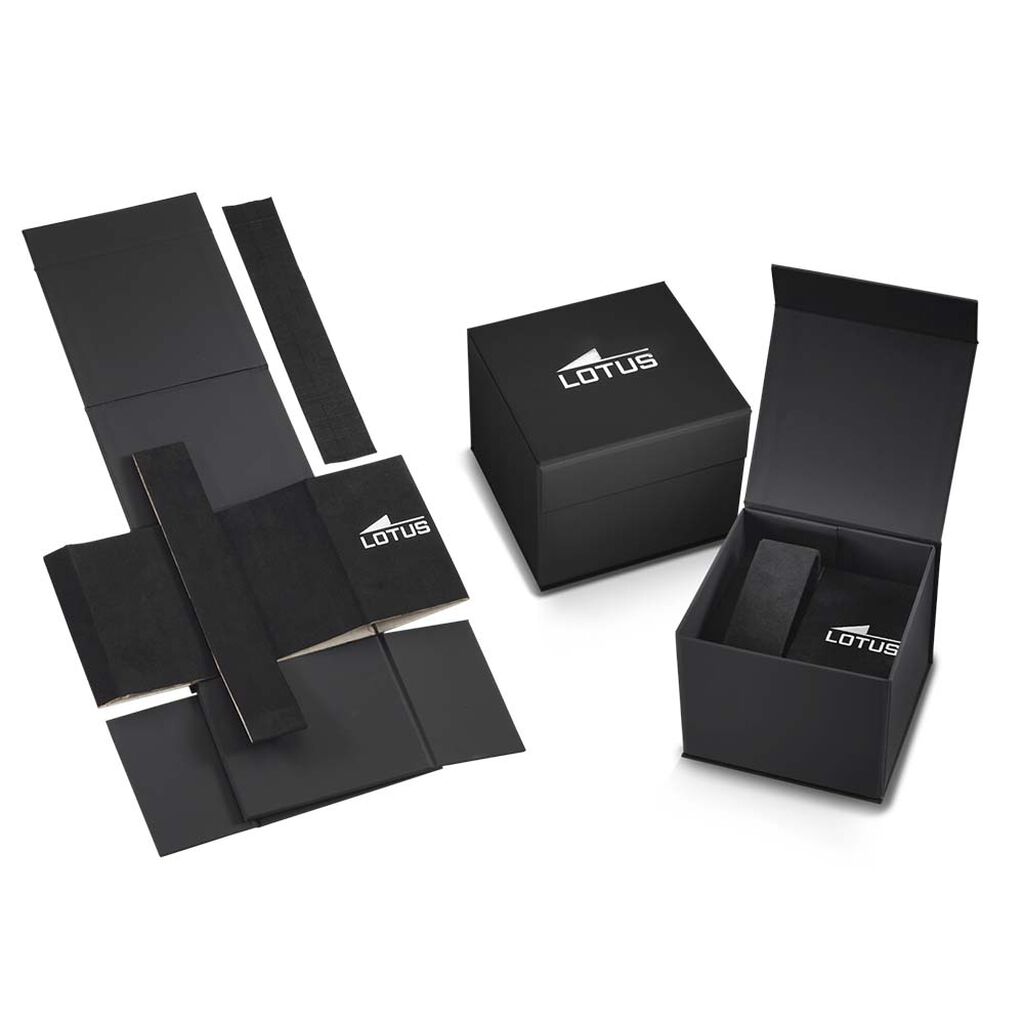 Montre Lotus Minimalist Noir - Id&eacute;es cadeaux Homme | Histoire d&rsquo;Or