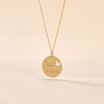 Collier Benedicte Message Or Jaune - Bijoux sans pierre Enfant | Histoire d&rsquo;Or