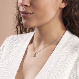 Collier Mélie Argent Blanc Oxyde De Zirconium - Colliers fantaisie Femme | Histoire d’Or