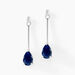 Boucles D'oreilles Pendantes Goutte Or Blanc Saphir - Boucles d'oreilles pendantes Femme | Histoire d’Or