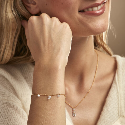 Bracelet Chalice Plaqué Or Jaune Oxyde De Zirconium - Bracelets Femme | Histoire d’Or