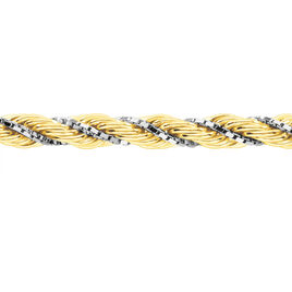 Collier Jerry Maille Corde Et Venitienne Or Bicolore - Chaines Femme | Histoire d’Or