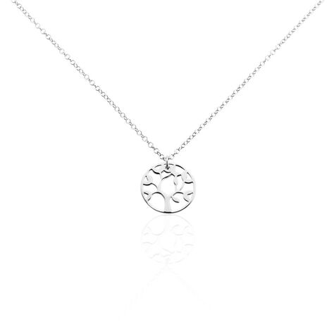Collier Argent Blanc Boriennus - Colliers fantaisie Femme | Histoire d’Or