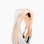 Bague Andrette Or Bicolore Diamant - Bagues avec pierre Femme | Histoire d&rsquo;Or
