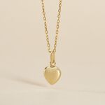 Pendentif Eudocie Coeur Lisse Or Jaune - Pendentifs Famille | Histoire d&rsquo;Or