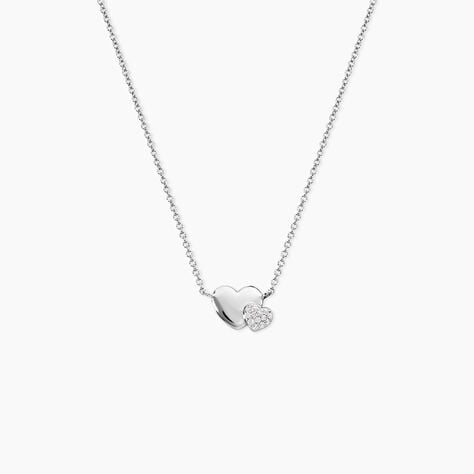 Collier Flamen Argent Blanc Oxyde De Zirconium - Colliers fantaisie Femme | Histoire d&rsquo;Or