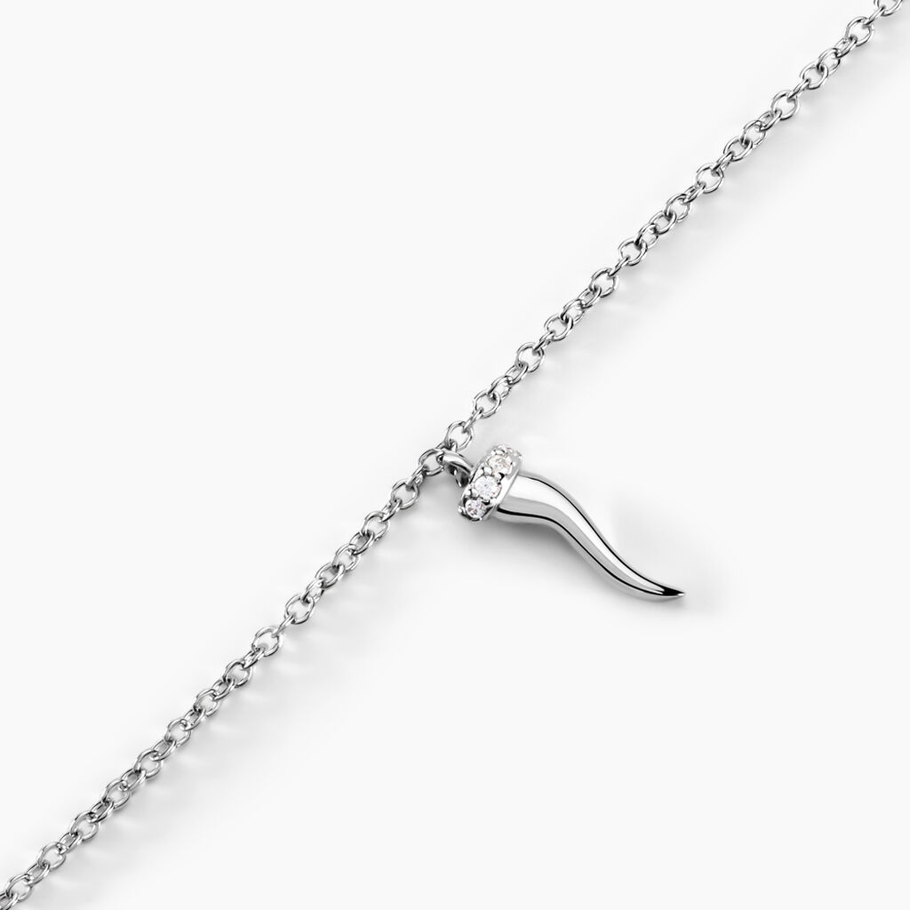 Bracelet Amalthee Argent Blanc Oxyde De Zirconium - Bracelets Femme | Histoire d&rsquo;Or