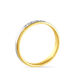 Alliance Serti Grains Or Bicolore Diamant - Alliances Femme | Histoire d’Or