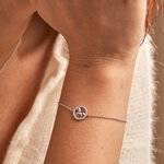 Bracelet Court Argent Blanc Ayeline Oxyde De Zirconium - Bracelets Femme | Histoire d&rsquo;Or