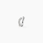 Bijoux D'Oreilles Magma Argent Blanc Oxyde De Zirconium - Boucles d'oreilles fantaisie Femme | Histoire d&rsquo;Or