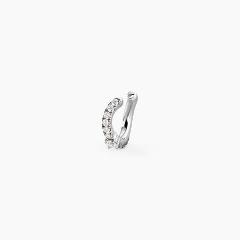 Bijoux D'Oreilles Magma Argent Blanc Oxyde De Zirconium - Boucles d'oreilles fantaisie Femme | Histoire d&rsquo;Or
