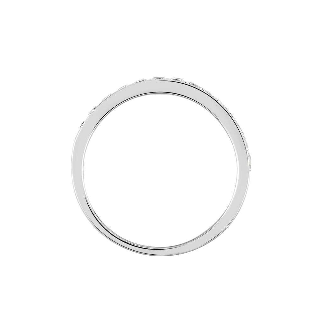 Alliance Juliette Or Blanc Diamant - Alliances Femme | Histoire d’Or