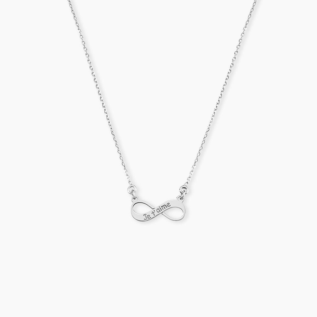 Collier Argent Blanc Wandis - Colliers fantaisie Femme | Histoire d&rsquo;Or