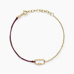 Bracelet Infini Pop Argent Jaune Oxyde De Zirconium - Bracelets cordon Famille | Histoire d&rsquo;Or