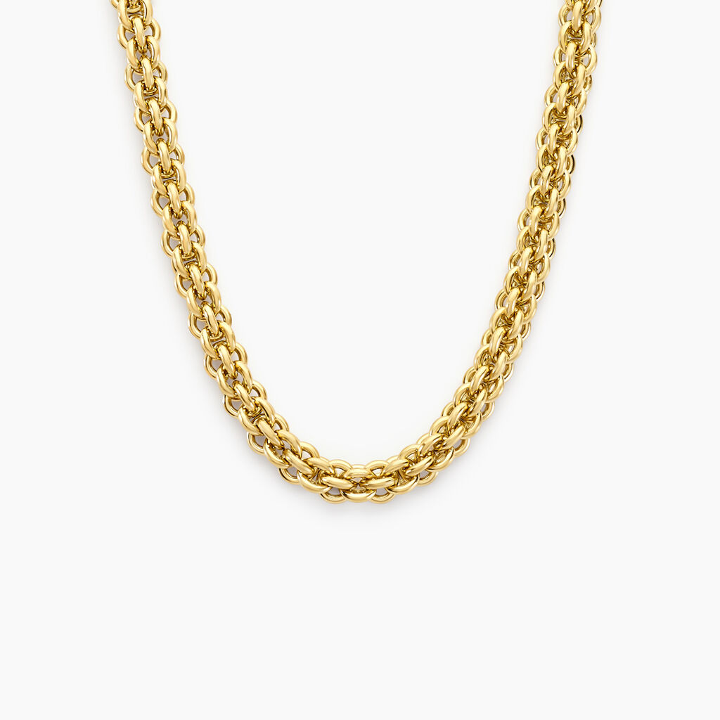 Collier Goa Acier Jaune - Colliers fantaisie Femme | Histoire d&rsquo;Or