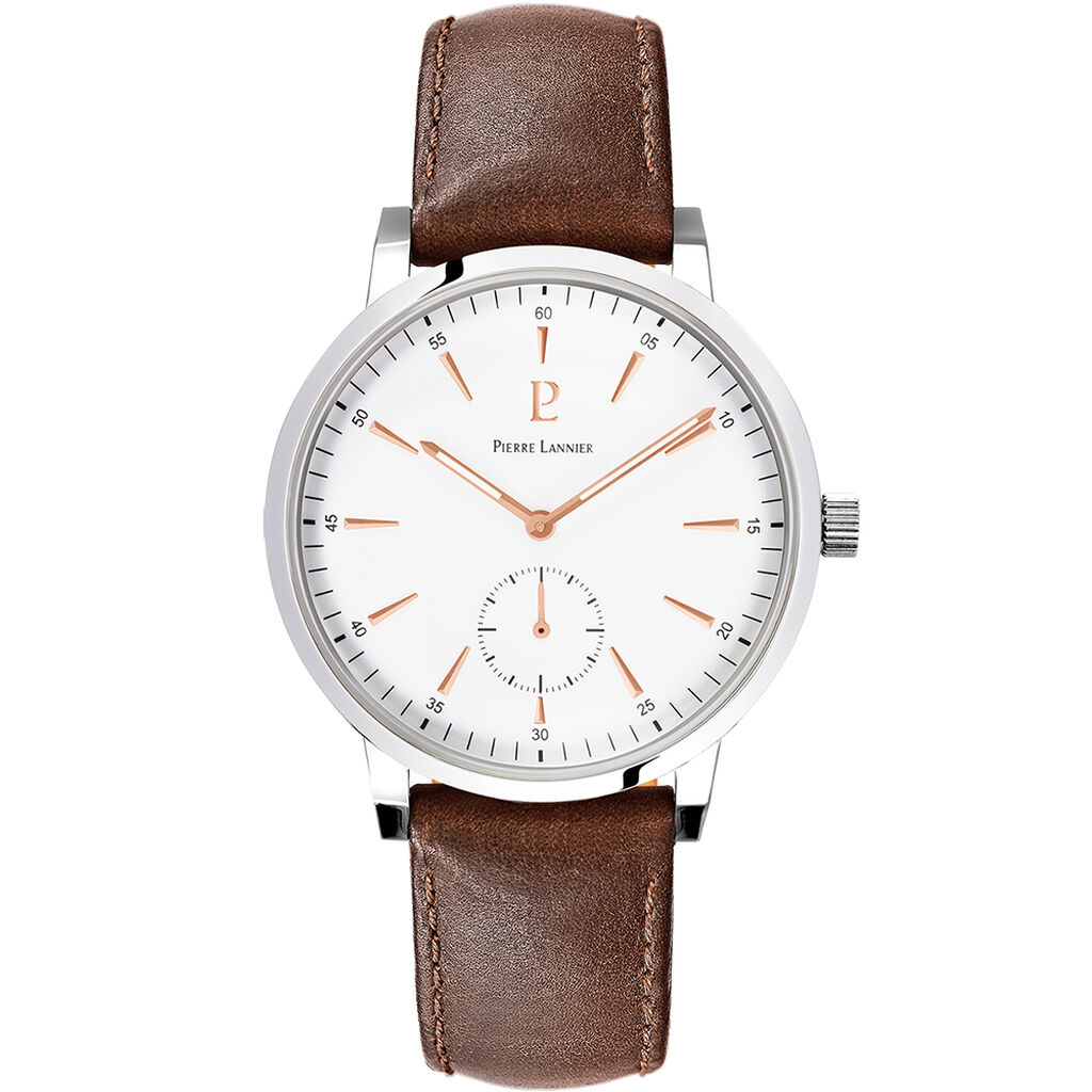 Montre Pierre Lannier Collection Week-end Vintage Blanc - Montres Homme | Histoire d’Or
