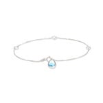 Bracelet Benedict Or Blanc Topaze - Bracelets Femme | Histoire d&rsquo;Or