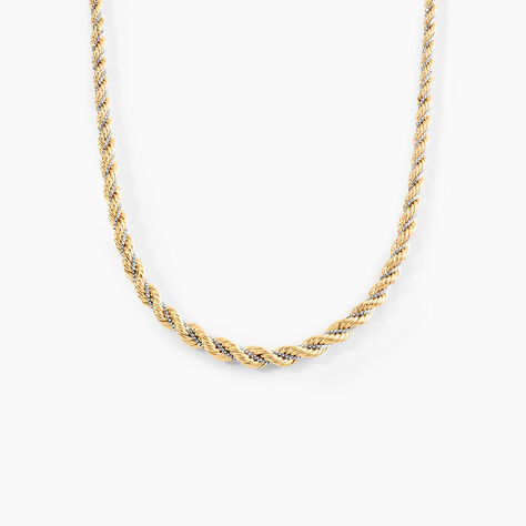 Collier Cordelia Danilo Maille Corde Et Venitienne - Chaines Femme | Histoire d&rsquo;Or