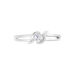 Bague Lyse Argent Blanc Oxyde De Zirconium - Bagues solitaires Femme | Histoire d’Or