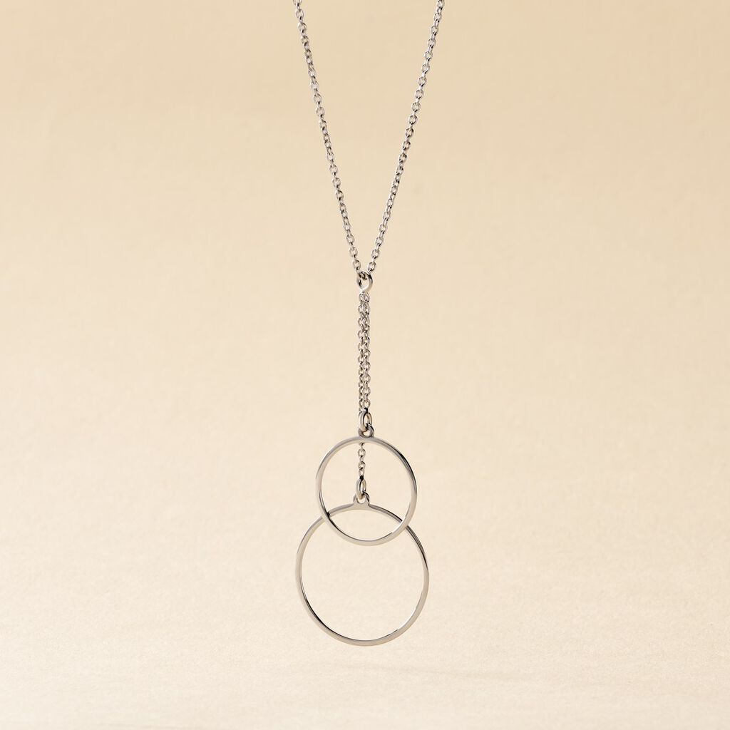 Collier Chayann Argent Blanc - Colliers fantaisie Femme | Histoire d&rsquo;Or