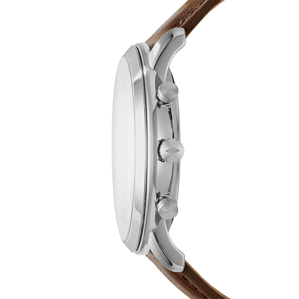 Montres Fossil FS5380 Acier Boucle Ardillon Blanc Ronde - HIMHB130960 •  Histoire d'Or