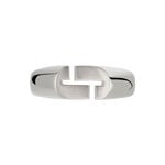 Bague Jourdan Jok Acier Blanc - Bagues fantaisie Homme | Histoire d&rsquo;Or
