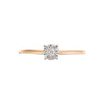 Bague Solitaire Or Rose Dream Diamants - Bagues solitaires Femme | Histoire d&rsquo;Or