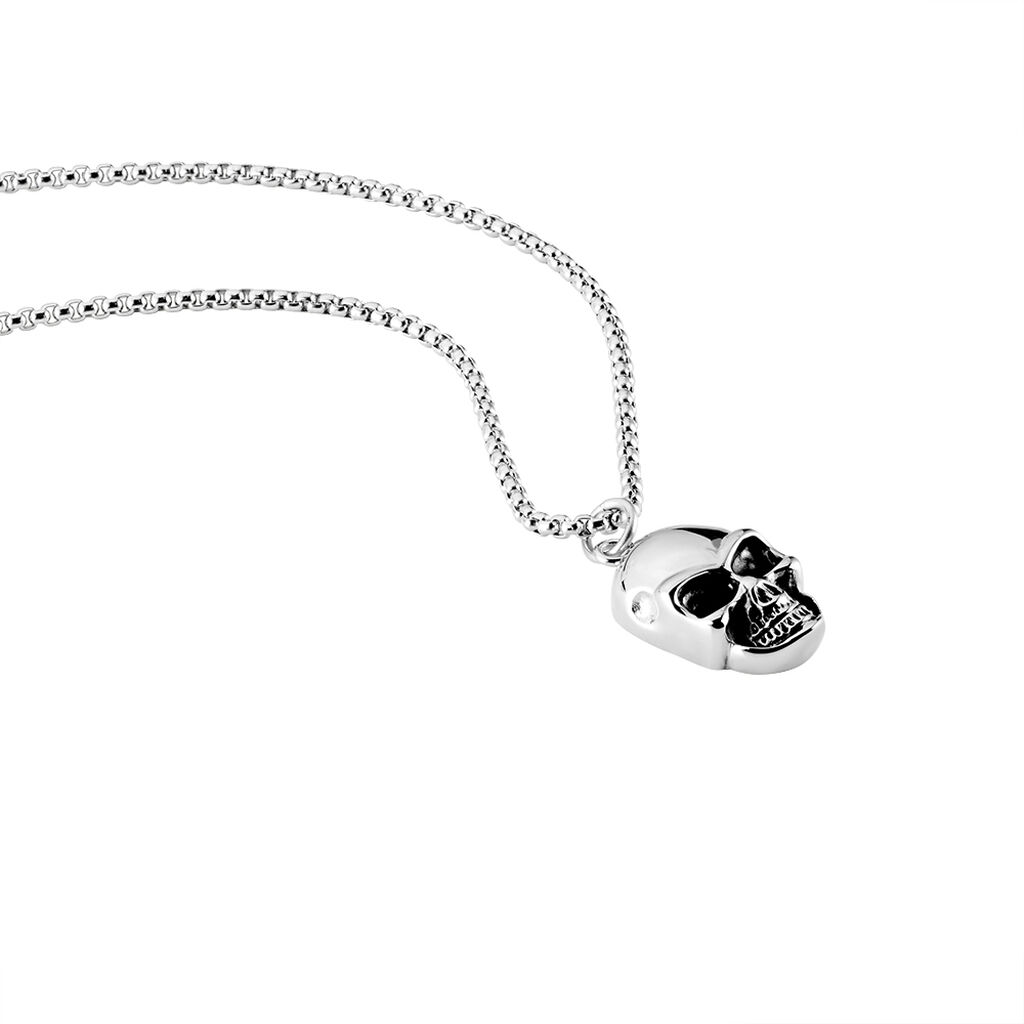 Collier Acier Vieillit Urs - Colliers fantaisie Homme | Histoire d&rsquo;Or