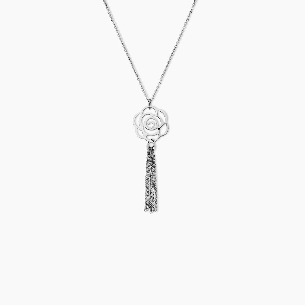 Collier Meissanae Acier Blanc - Sautoirs Femme | Histoire d&rsquo;Or