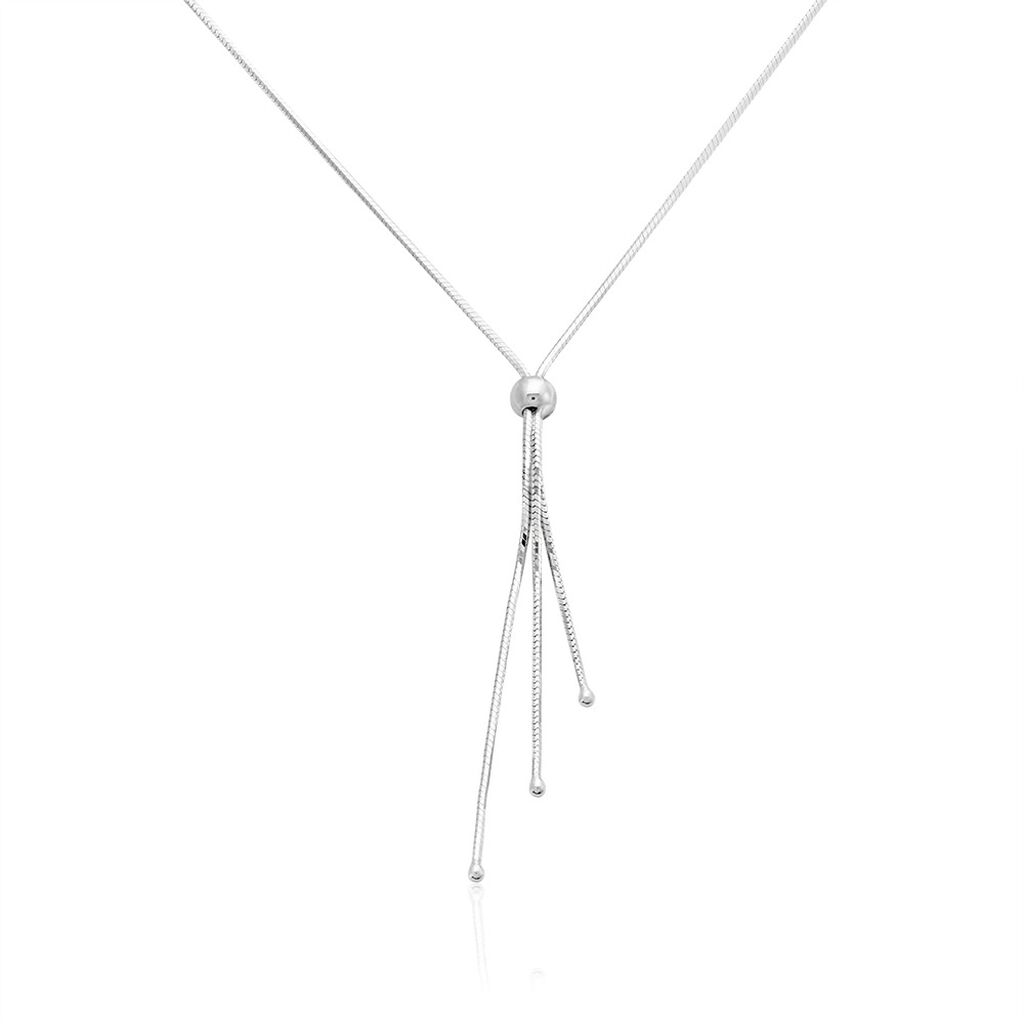 Collier Giorgia Argent Blanc