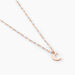 Collier Mimosa Argent Rose - Ras de cou Femme | Histoire d’Or