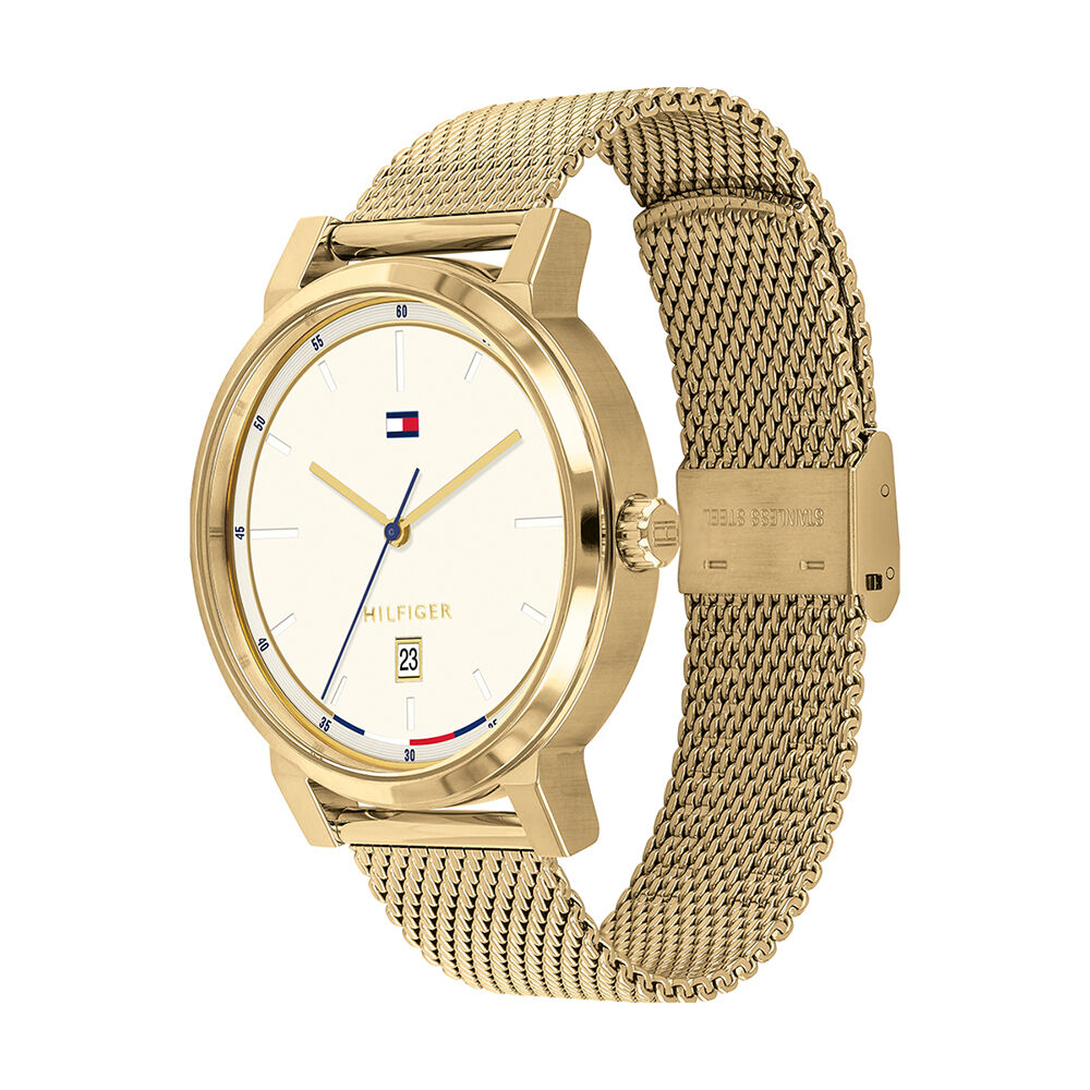Tommy hilfiger montre homme or clearance