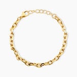 Bracelet Mirca Acier Jaune - Bijoux sans pierre Femme | Histoire d&rsquo;Or