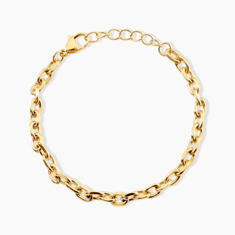 Bracelet Mirca Acier Jaune - Bijoux sans pierre Femme | Histoire d&rsquo;Or